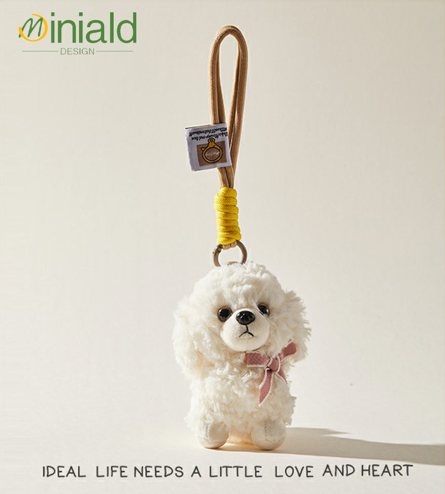 MDESGN Huggable Teddy Daily Paws Wrist Charm Detachable Strap × Plush Buddy × Multi-Hook Magic