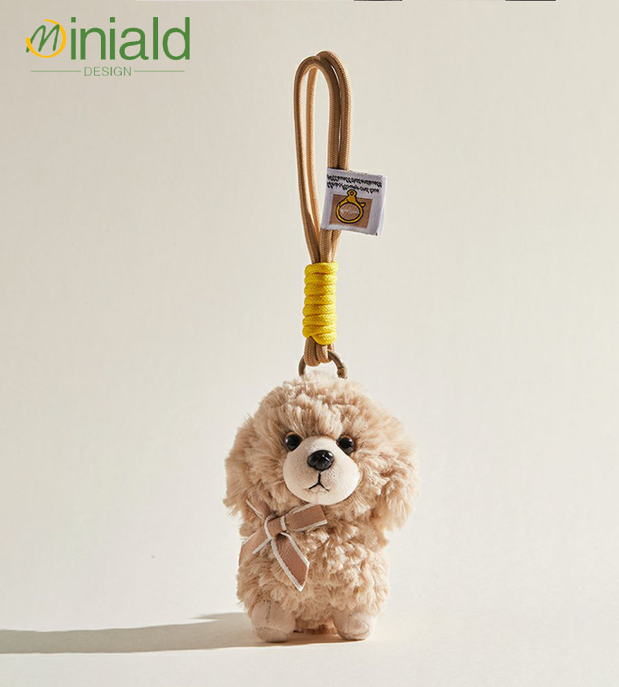 MDESGN Huggable Teddy Daily Paws Wrist Charm Detachable Strap × Plush Buddy × Multi-Hook Magic