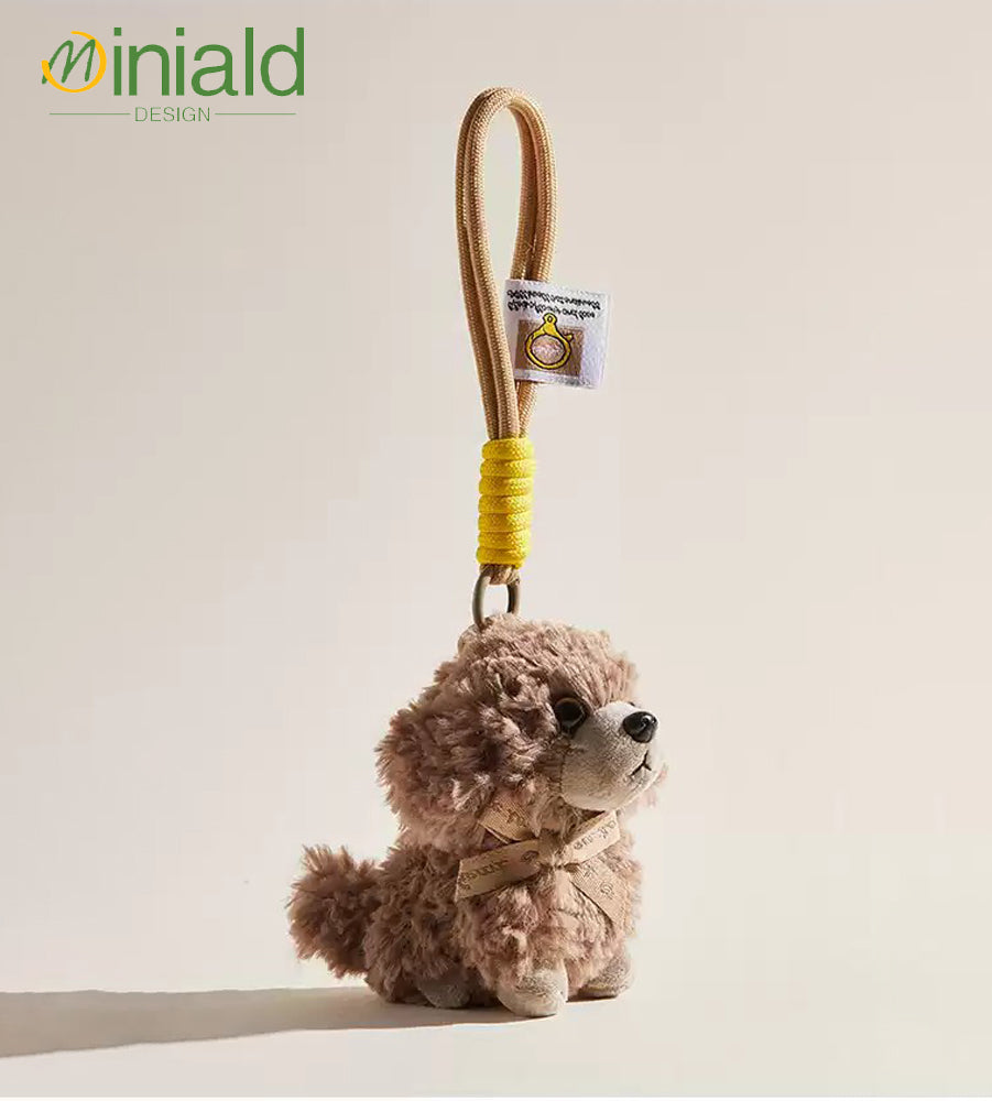 MDESGN Huggable Teddy Daily Paws Wrist Charm Detachable Strap × Plush Buddy × Multi-Hook Magic