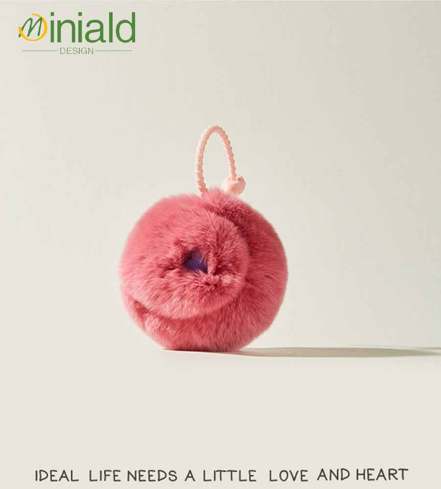 MDESIGN Dopamine Rabbit Fur Wallet Charm 12cm³ of Neuro-Joy!