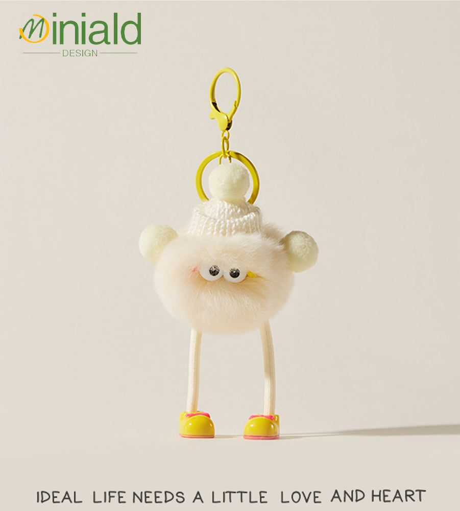 MINIMAL DESIGN|Chinchilla Moss Pom