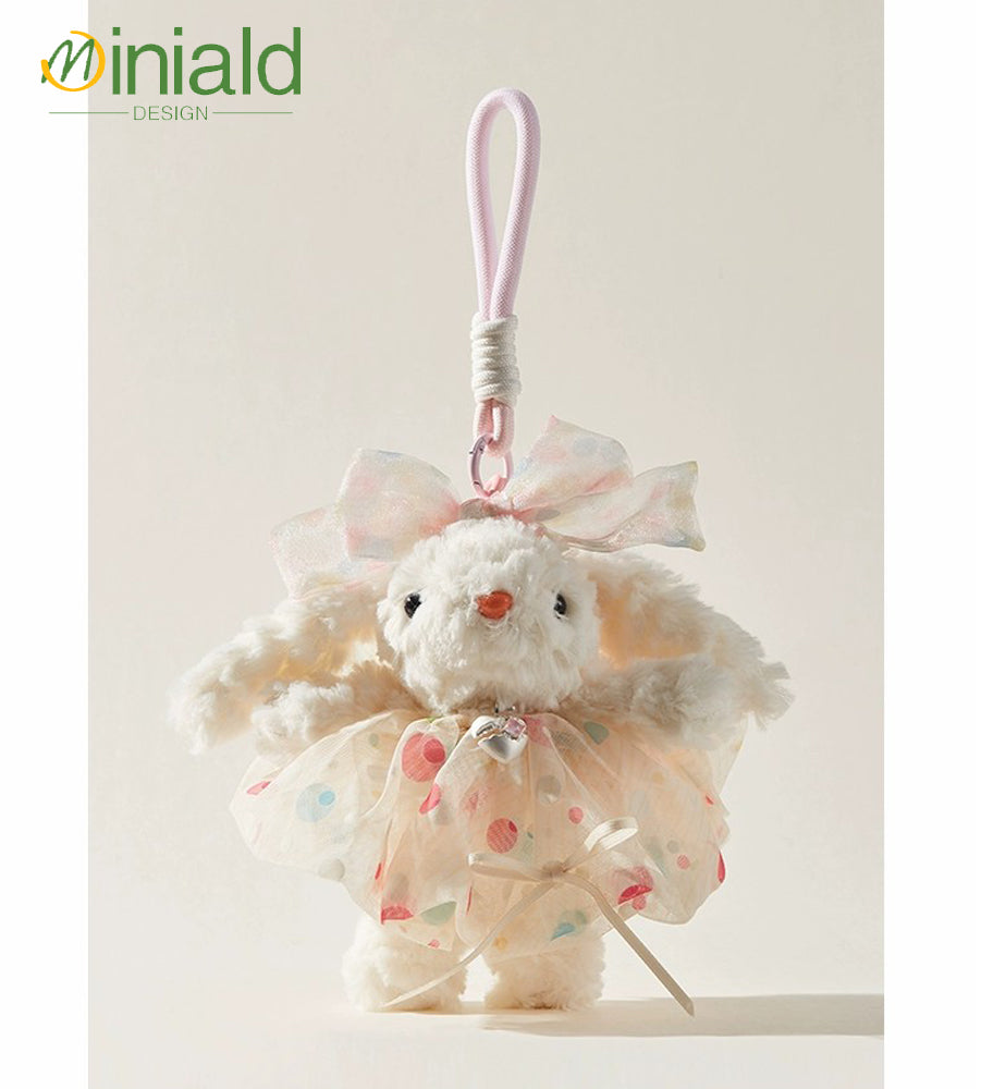 MDESIGN Fairycore Tulle-Skirt Bunny Bag Charm Where Dreams Drape Over Reality