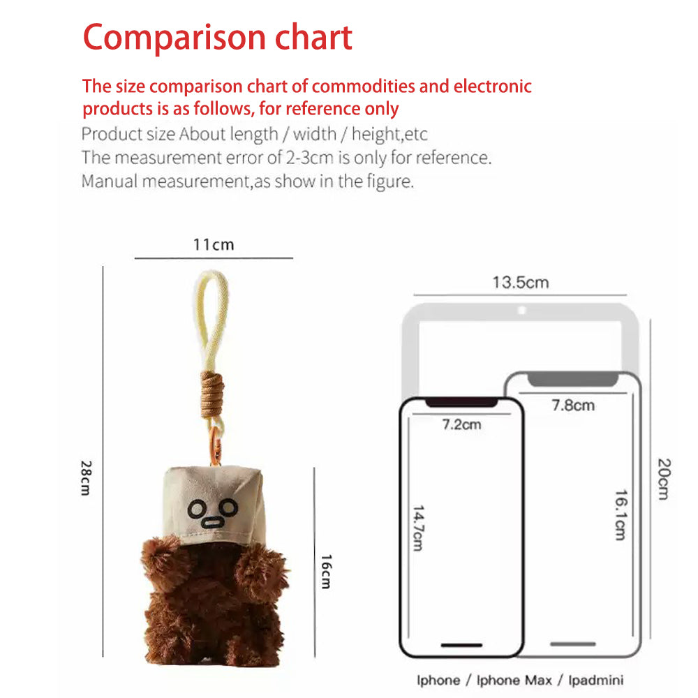 MDESGN Fluff Fortress Introvert Pal Social Anxiety Meme × Detachable Wristlet × 28cm Hug Zone