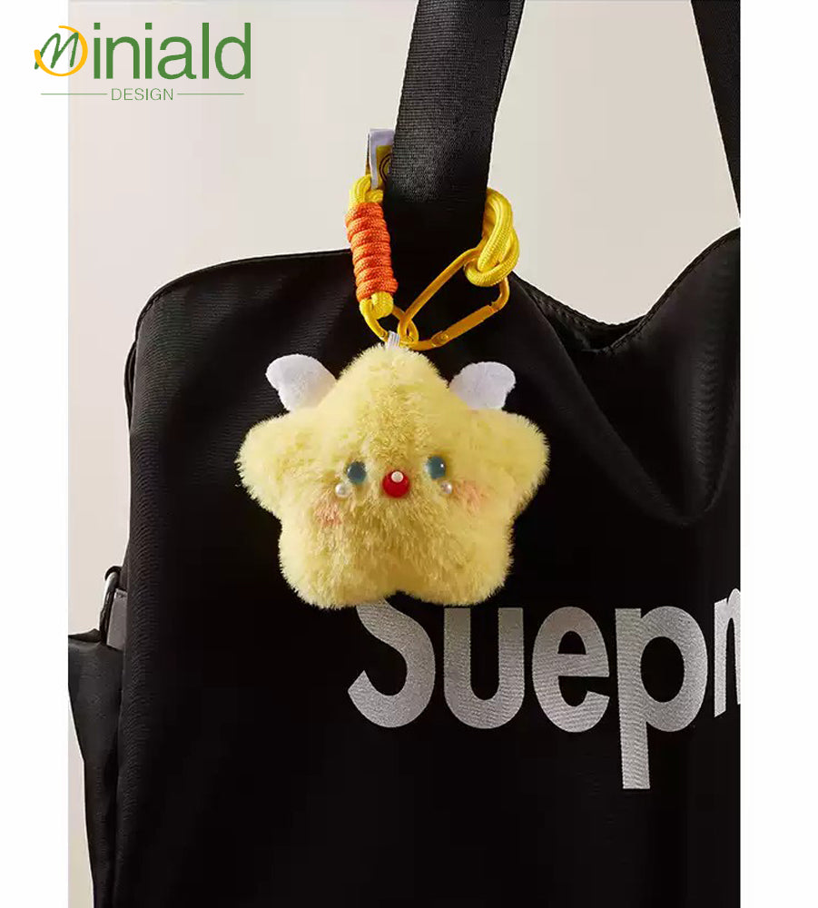 MDESGN Starlight Seraph Keychain Glow-in-Dark Cape × Detachable Wristlet × Pocket Guardian