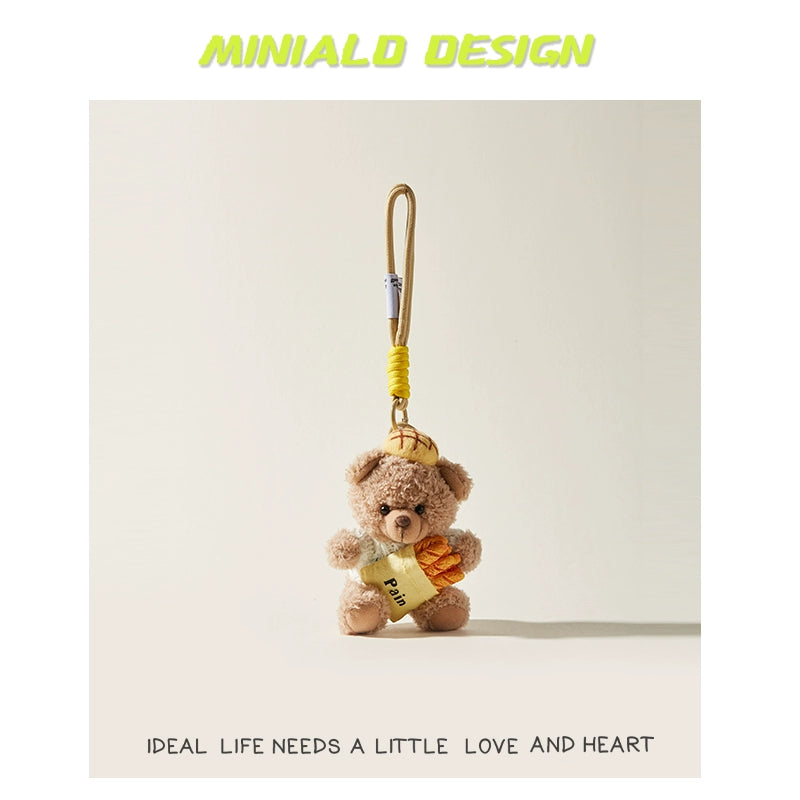 MINIALD❤️ Symbio-Snugglers | Knit Bear Cradling Bunny Plush Charm