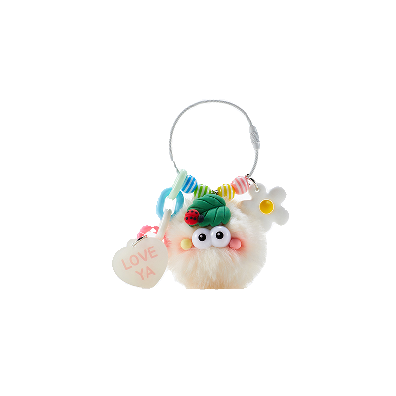 MINIMAL❤️ Midnight Cuties | Blushing Soot Sprites + Polka-Dot Ladybug Plush Charm Set
