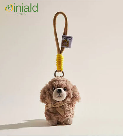 MDESGN Huggable Teddy Daily Paws Wrist Charm Detachable Strap × Plush Buddy × Multi-Hook Magic