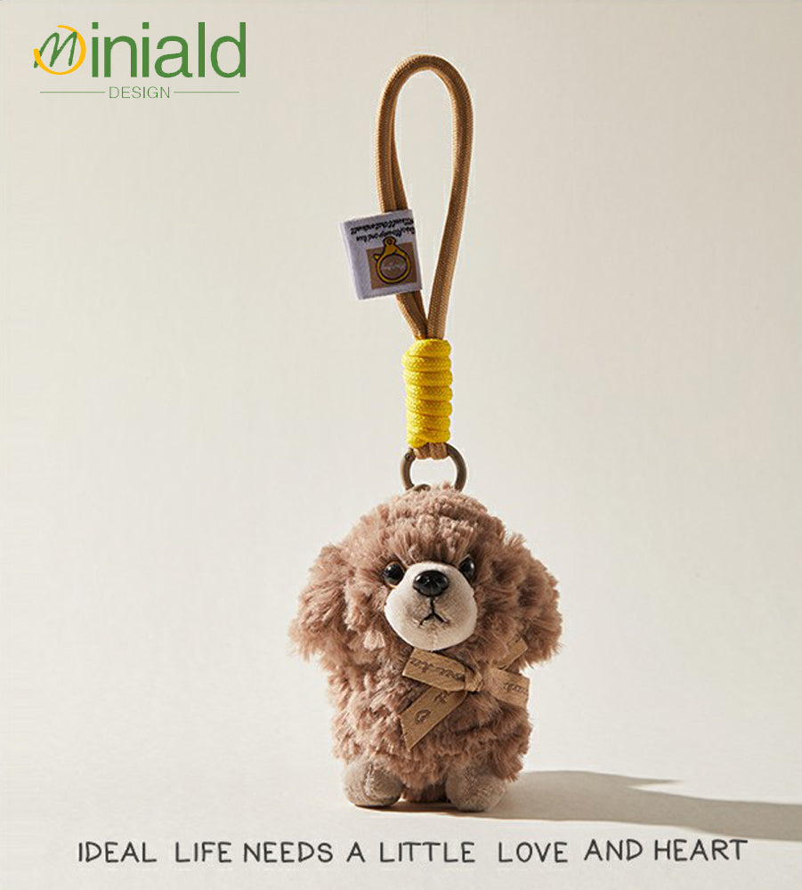 MDESGN Huggable Teddy Daily Paws Wrist Charm Detachable Strap × Plush Buddy × Multi-Hook Magic