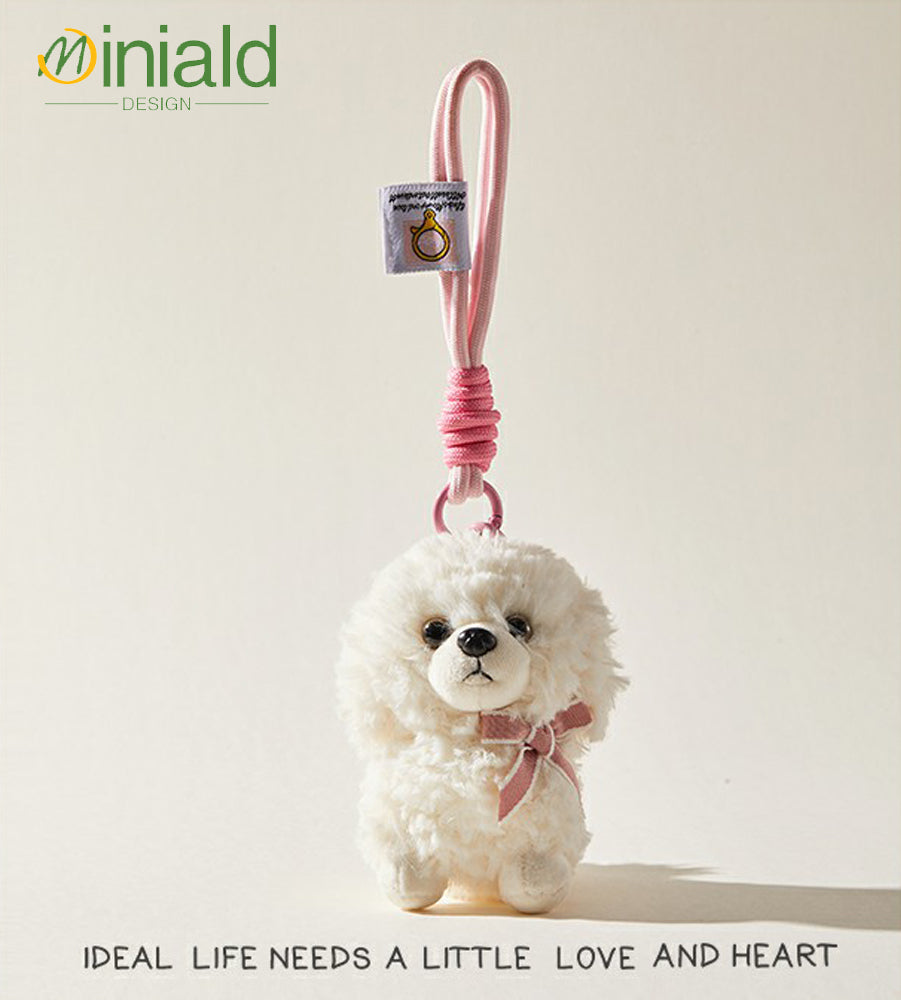 MDESGN Huggable Teddy Daily Paws Wrist Charm Detachable Strap × Plush Buddy × Multi-Hook Magic