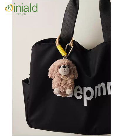 MDESGN Huggable Teddy Daily Paws Wrist Charm Detachable Strap × Plush Buddy × Multi-Hook Magic