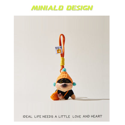 MDESIGN Honey Paws Plush Keychain Knitted Beehive Hat × Dual-Size Cuddle × Licensed Joy