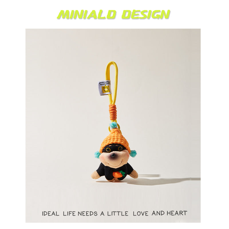 MDESIGN Honey Paws Plush Keychain Knitted Beehive Hat × Dual-Size Cuddle × Licensed Joy