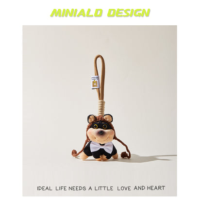 MDESIGN Honey Paws Plush Keychain Knitted Beehive Hat × Dual-Size Cuddle × Licensed Joy