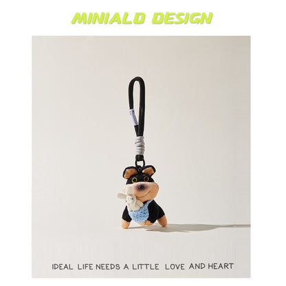 MDESIGN Honey Paws Plush Keychain Knitted Beehive Hat × Dual-Size Cuddle × Licensed Joy