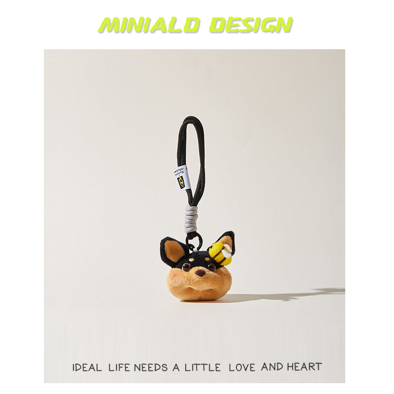 MDESIGN Honey Paws Plush Keychain Knitted Beehive Hat × Dual-Size Cuddle × Licensed Joy
