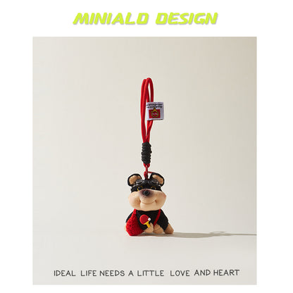 MDESIGN Honey Paws Plush Keychain Knitted Beehive Hat × Dual-Size Cuddle × Licensed Joy