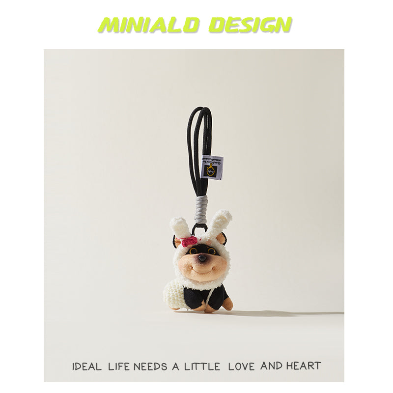MDESIGN Honey Paws Plush Keychain Knitted Beehive Hat × Dual-Size Cuddle × Licensed Joy