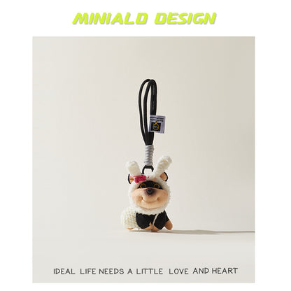 MDESIGN Honey Paws Plush Keychain Knitted Beehive Hat × Dual-Size Cuddle × Licensed Joy