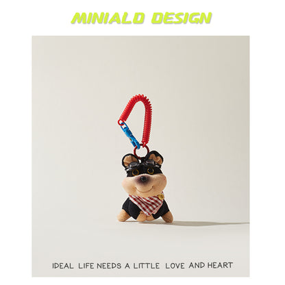 MDESIGN Honey Paws Plush Keychain Knitted Beehive Hat × Dual-Size Cuddle × Licensed Joy