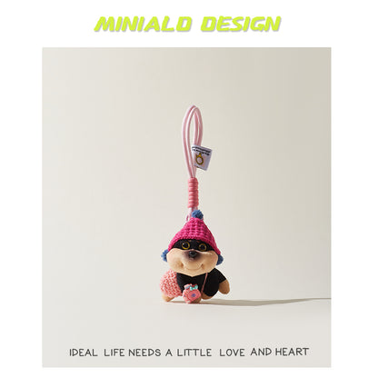 MDESIGN Honey Paws Plush Keychain Knitted Beehive Hat × Dual-Size Cuddle × Licensed Joy