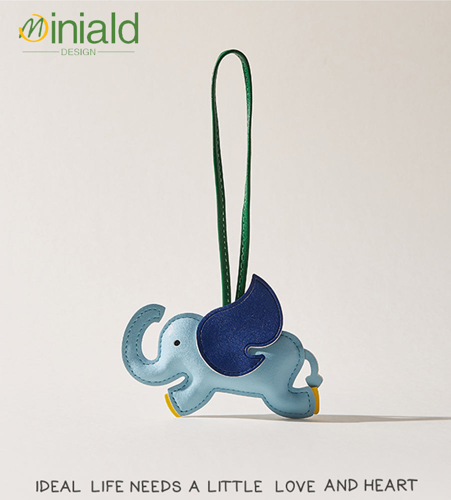 MDESIGN Playful Leather Dumbo Charm Where Vintage Magic Takes Flight