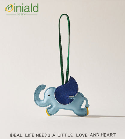 MDESIGN Playful Leather Dumbo Charm Where Vintage Magic Takes Flight