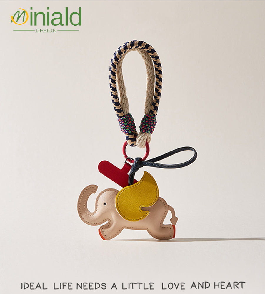 MDESIGN Playful Leather Dumbo Charm Where Vintage Magic Takes Flight