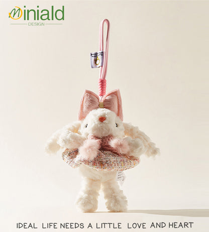 MINIALD❤️ MARO Heart-Rabbit | Removable Pink Outfit Plush Charm