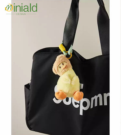 MDESIGN Tilted Duck Plush Charm 27cm of Head-Tilting Cuteness!