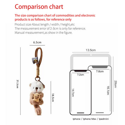 MDESIGN Snacktime Koala Plush Charm Fish-Munching Meme × Crinkle Sound Therapy × 3-Size Cuddle