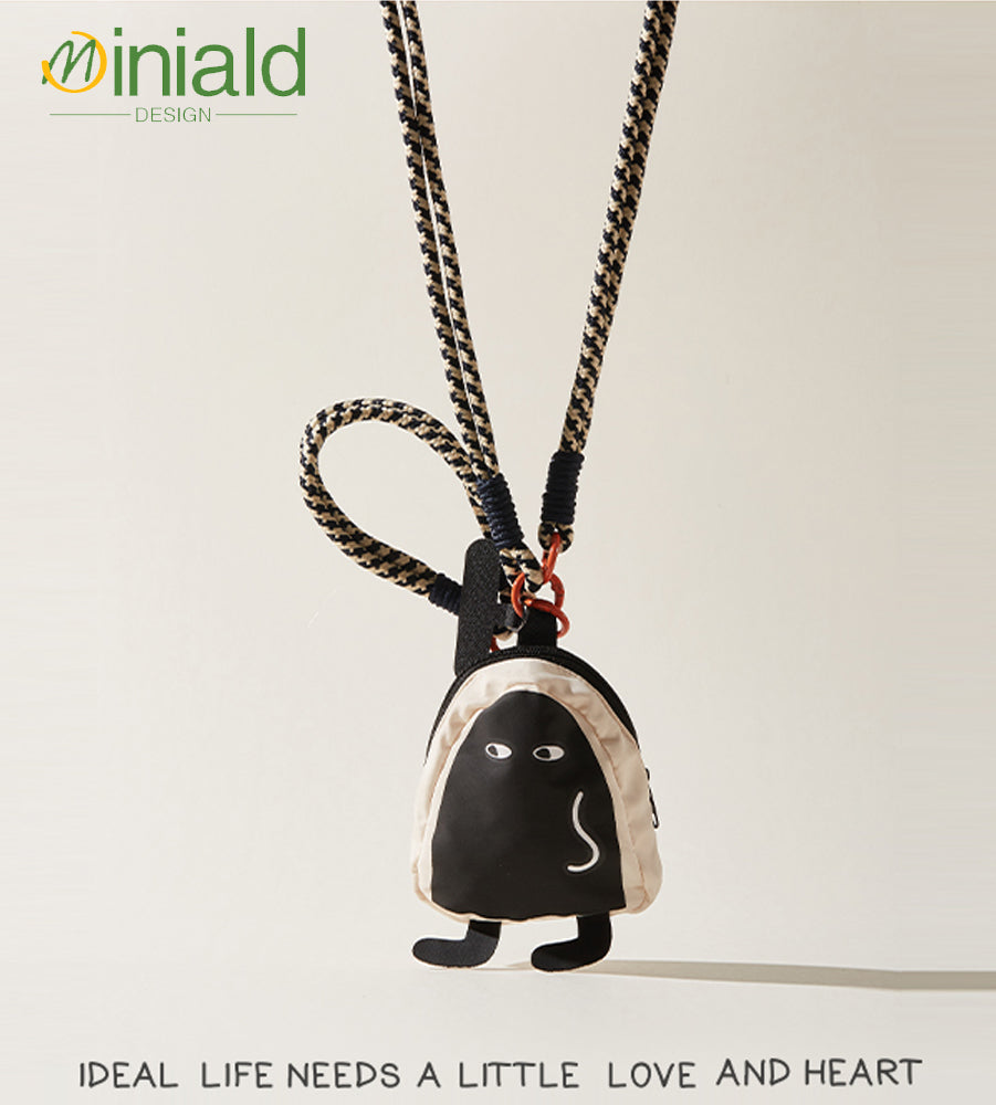 MDESIGN Minimalist B&amp;W Figure Wallet Leash 10.5cm Urban Survival Toolkit