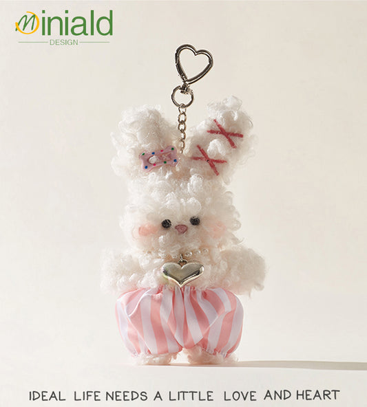 MINIALD❤️ Boho Bunnion | Detachable-Dungarees Plush Charm