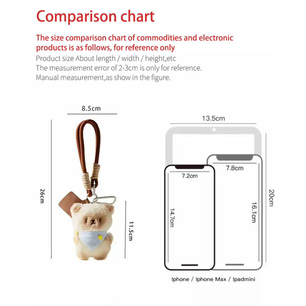 MDESIGN Maillard Plush Kitten Charm Carry Autumn Sunlight in Your Palm