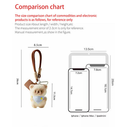 MDESIGN Maillard Plush Kitten Charm Carry Autumn Sunlight in Your Palm