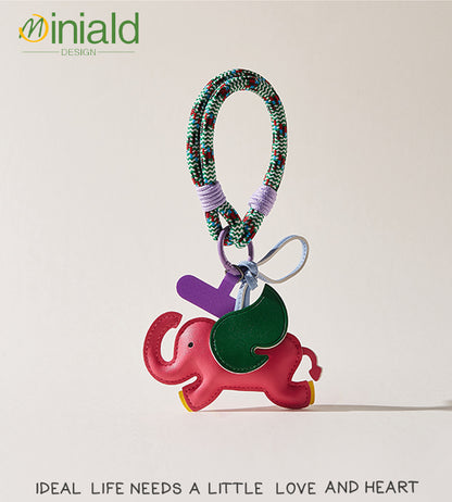 MDESIGN Playful Leather Dumbo Charm Where Vintage Magic Takes Flight