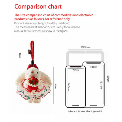 MDESIGN Blushing Bunny with Eternal Rose 20cm: The Space Between Crush and Courage