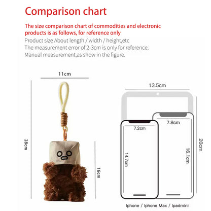 MDESGN Fluff Fortress Introvert Pal Social Anxiety Meme × Detachable Wristlet × 28cm Hug Zone