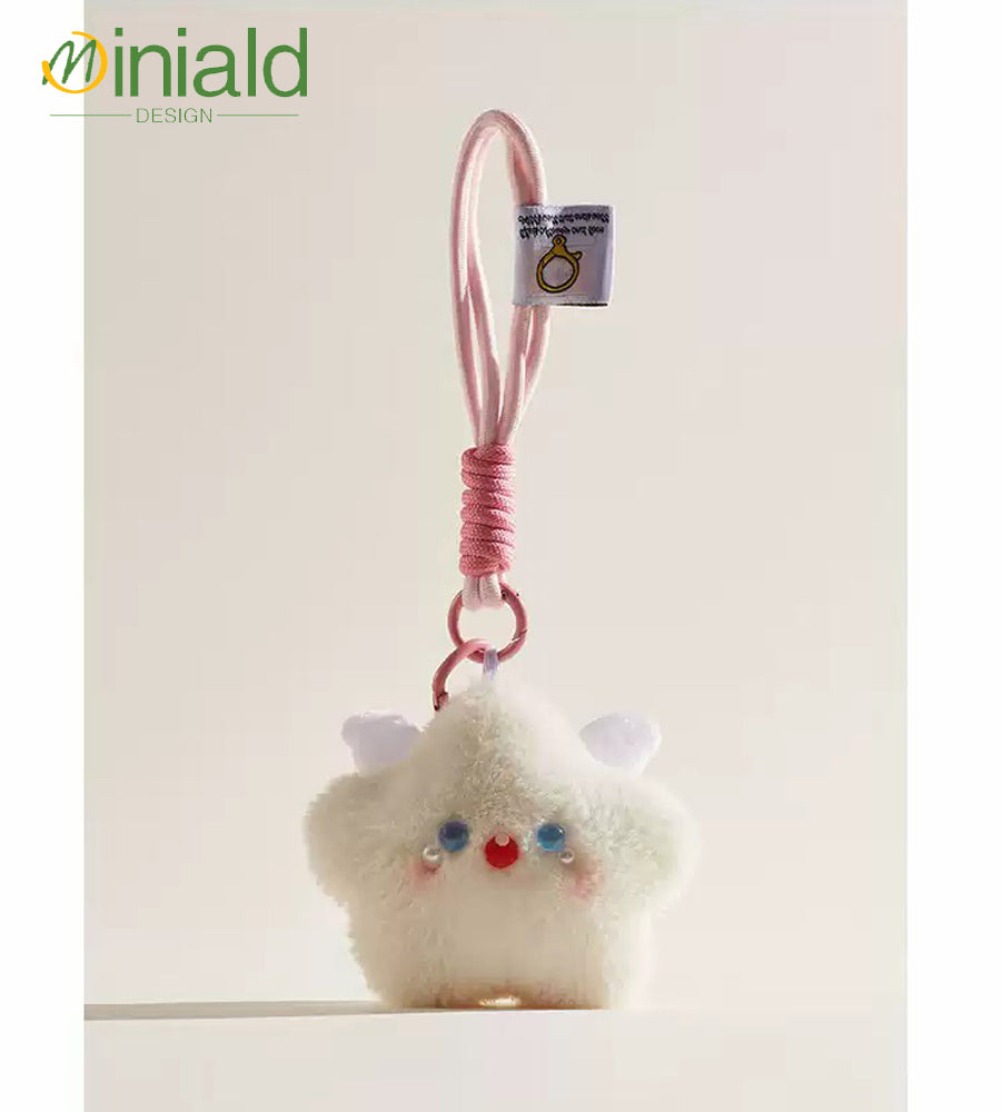 MDESGN Starlight Seraph Keychain Glow-in-Dark Cape × Detachable Wristlet × Pocket Guardian