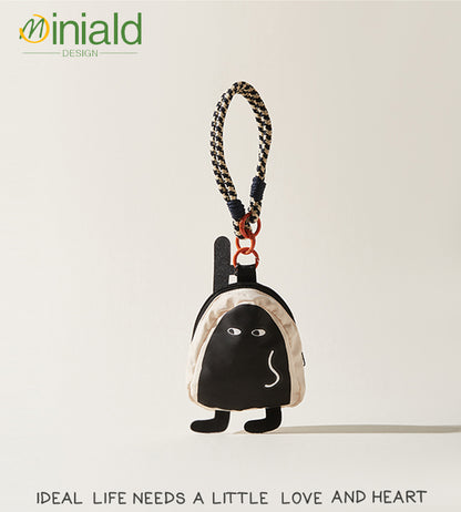 MDESIGN Minimalist B&amp;W Figure Wallet Leash 10.5cm Urban Survival Toolkit