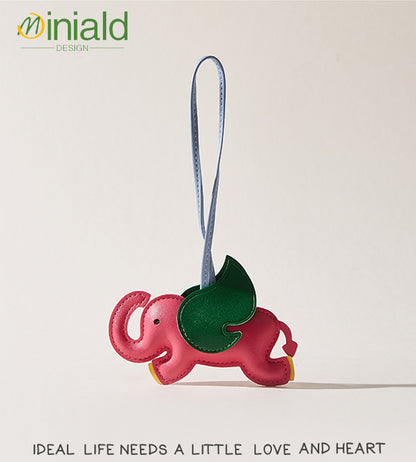 MDESIGN Playful Leather Dumbo Charm Where Vintage Magic Takes Flight