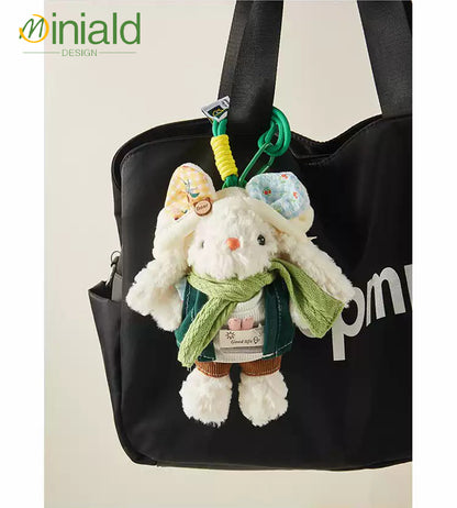 MDESGN Chroma Bunny Plush Charm Rainbow Gradient Ears × 200cm Super Elastic × Mood Booster