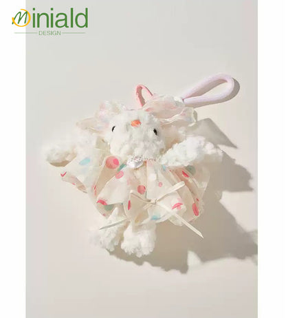 MDESIGN Fairycore Tulle-Skirt Bunny Bag Charm Where Dreams Drape Over Reality