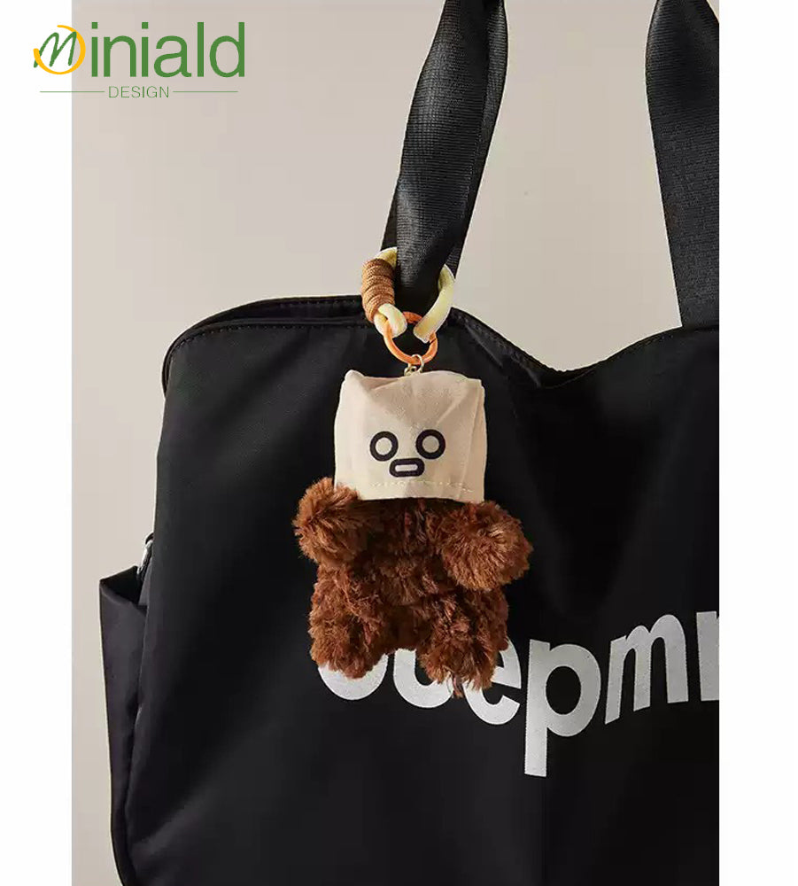 MDESGN Fluff Fortress Introvert Pal Social Anxiety Meme × Detachable Wristlet × 28cm Hug Zone