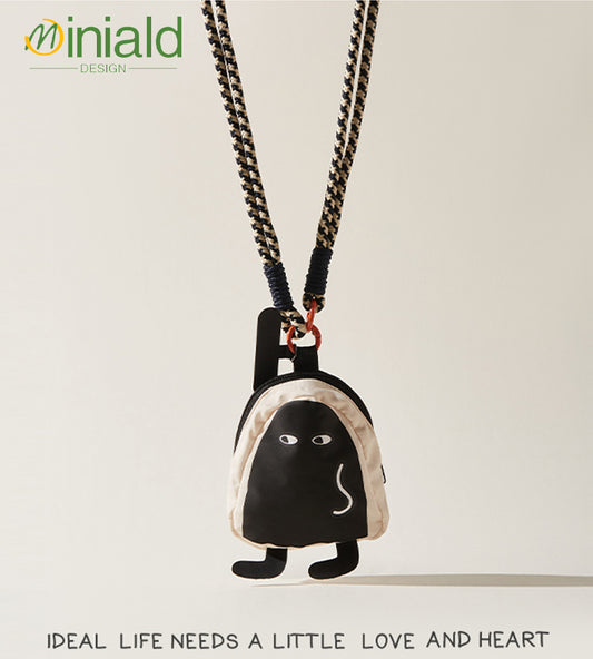 MDESIGN Minimalist B&amp;W Figure Wallet Leash 10.5cm Urban Survival Toolkit