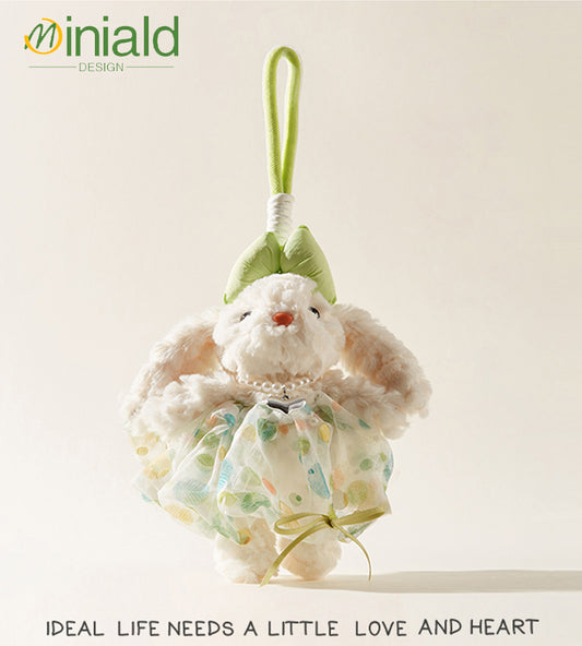 MDESIGN Forest Fairy Bunny with Tulle Skirt Where Enchanted Woodlands Drape from Your Bag