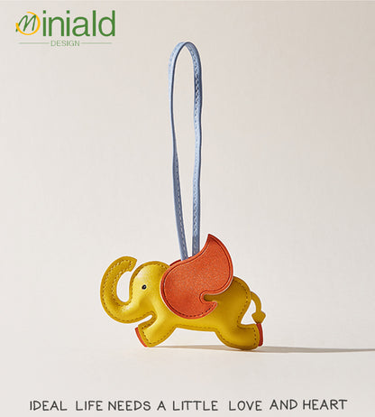 MDESIGN Playful Leather Dumbo Charm Where Vintage Magic Takes Flight