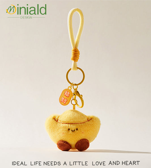 MDESIGN Lucky Gold Nugget Charm 9cm³ of Wealth Energy Field