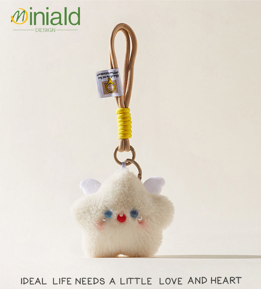 MDESGN Starlight Seraph Keychain Glow-in-Dark Cape × Detachable Wristlet × Pocket Guardian