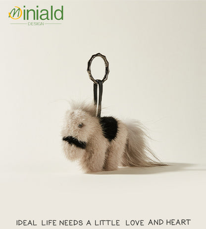 MDESIGN Museum-Grade Mink Foal Charm Where Equestrian Elegance Meets Modern Carriage