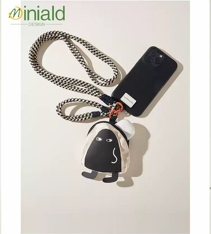 MDESIGN Urban Buddy Wallet Lanyard Neck/Crossbody/Wrist Wear × Coin Capsule × Minimalist Ally